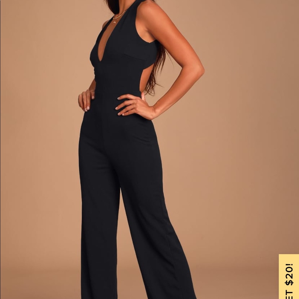 Lulu’s black jumpsuit